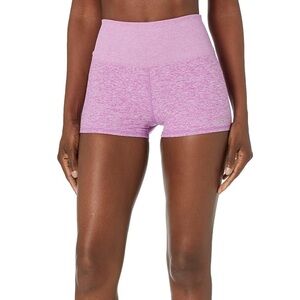 ALO YOGA ALOSOFT AURA SHORT in PINK LAVENDER HEATHER